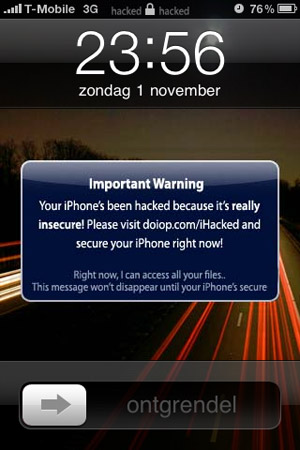 Dutch hacker holds jailbroken iPhones 