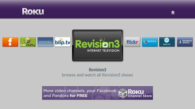 Streamer, TV App, Roku Channel Store