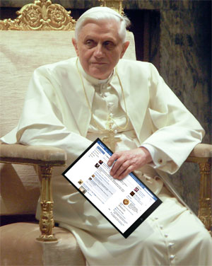 Pope: priests should blog, tweet the gospel too