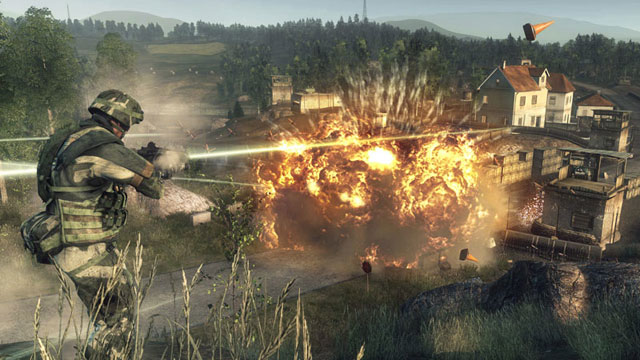 Artist's conception of EA taking aim at the digital storefronts hosting three legacy <em>Battlefield</em> games.
