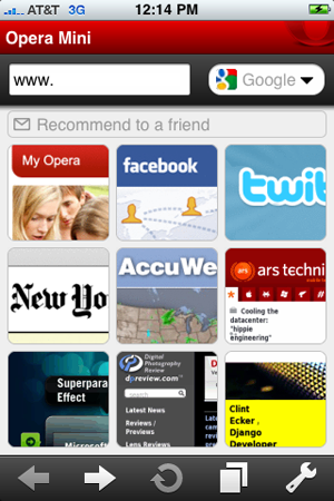 Review: Opera Mini for iPhone different, not exactly better
