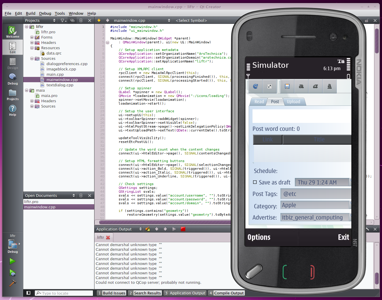 symbian emulator mac