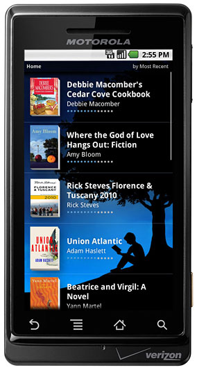 Hands on with the Kindle reader for Android