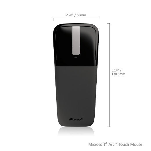 Microsoft unveils shape-shifting Arc Touch Mouse