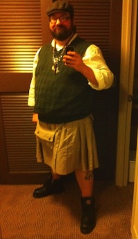 fat man in kilt