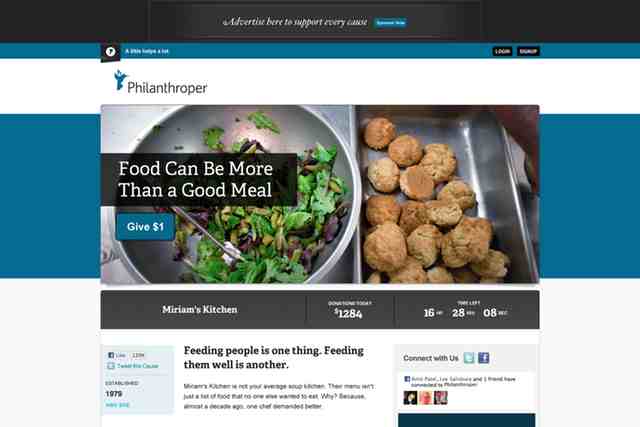 Philanthroper hopes to boost charity of the day, $1 at a time