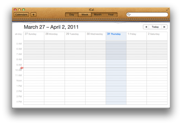 New Lion developer preview includes iCal, About this Mac tweaks