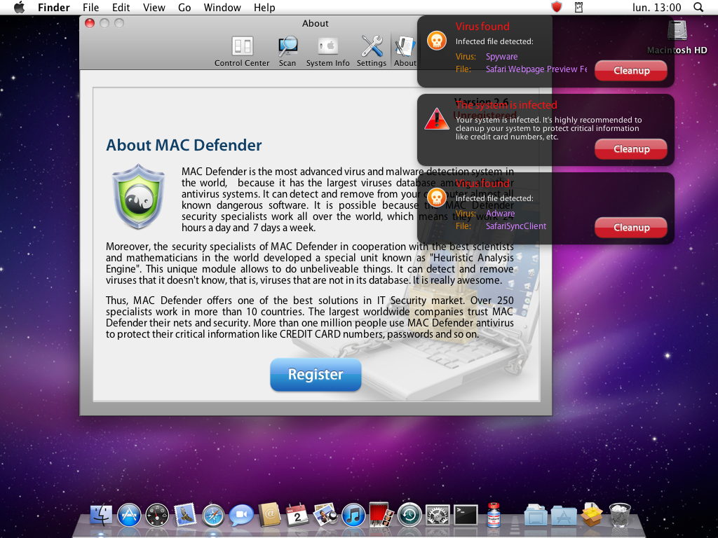 scan osx for malware