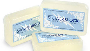 Getting your caffeine buzz started in the shower