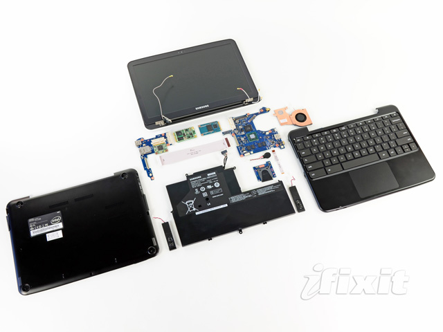 iFixit tears the chrome off of a Samsung Chromebook