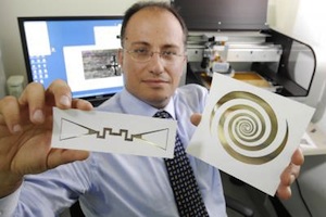 Turning radio waves into power (with circuits printed on paper)