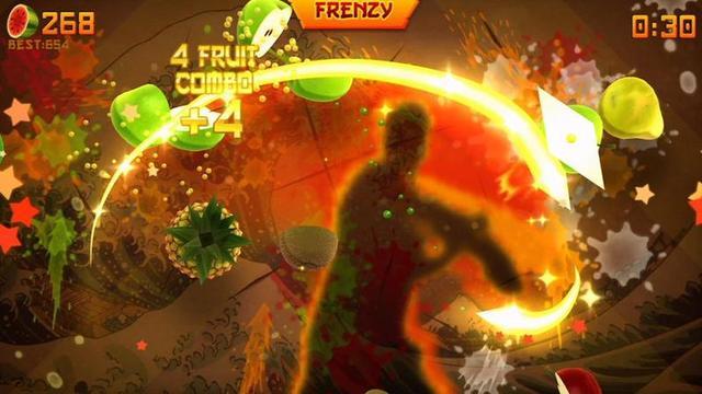Fruit Ninja Kinect Demo Gameplay