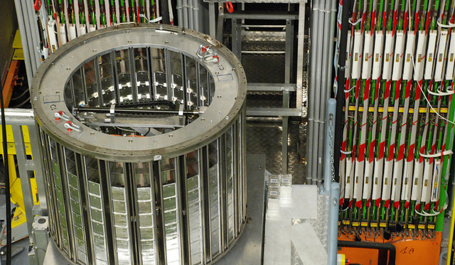 The OPERA neutrino detector hardware.