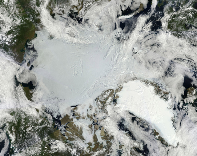 Cold temperature inversions actually help warm the Arctic