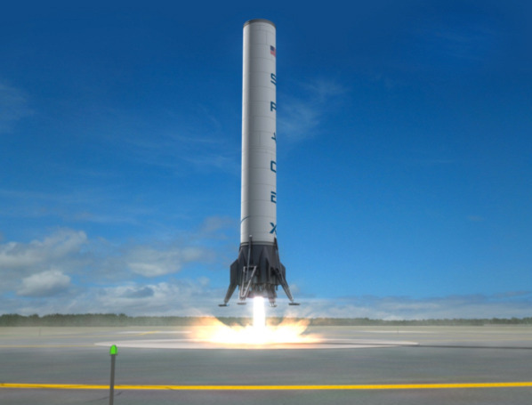 spacex reusable concept