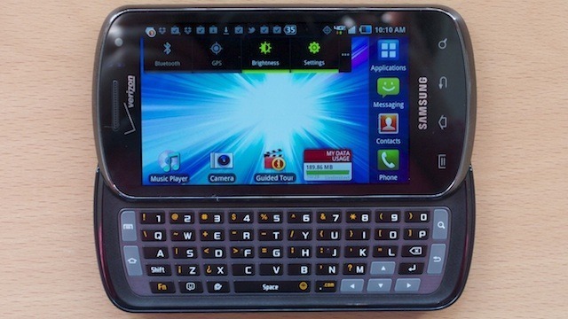 Verizon S Only Lte Qwerty Phone Hands On With The Samsung Stratosphere Ars Technica