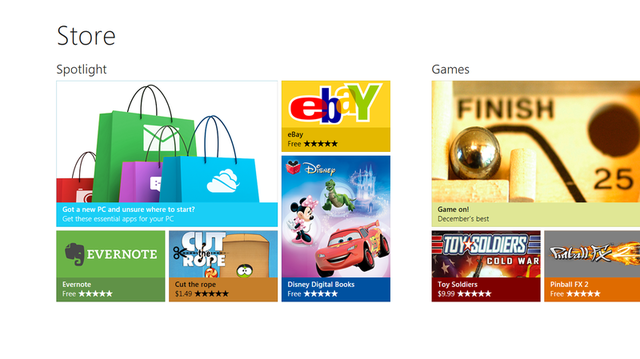 Win 8 app store revealed: more money for devs, beta in late February