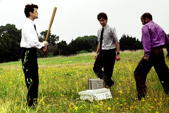 Little-known fact: Peter, Michael, and Samir were frustrated that the printer's output was crippled by a chip added late in the manufacturing process