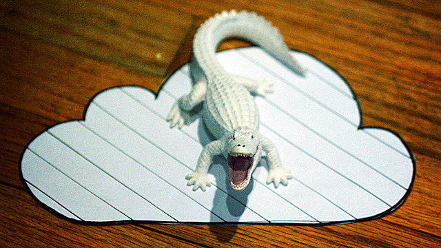 The true secret to iCloud security? An albino alligator.