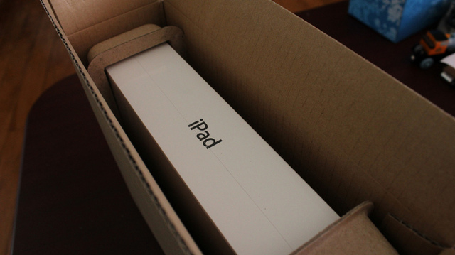 unpacking ipad