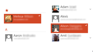 Windows 8's new way of working: Messaging, Mail, and People