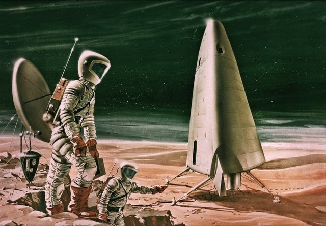 NASA's 1966 plan for a mission to Mars