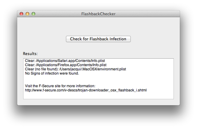 f secure flashback removal tool for mac