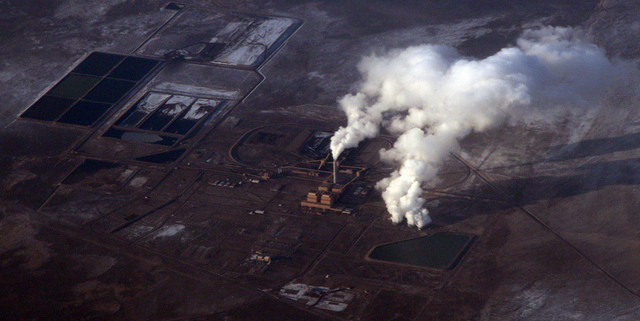 The 1800 MW coal-fired Intermountain Power Project near Delta, Utah