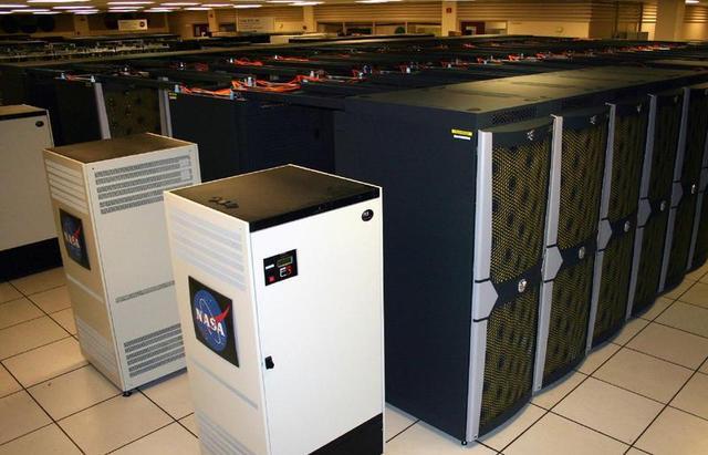 NASA's Pleiades supercomputer, seventh fastest in the world, uses a powerful InfiniBand interconnect.
