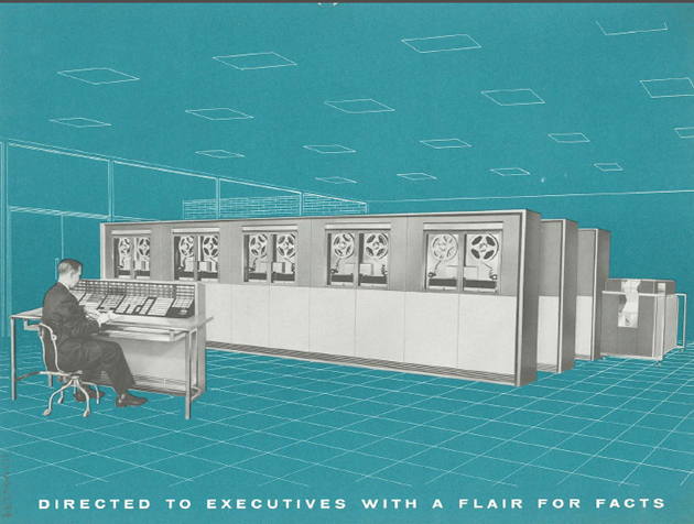 A man and his mainframe: the RCA 501, circa 1958.