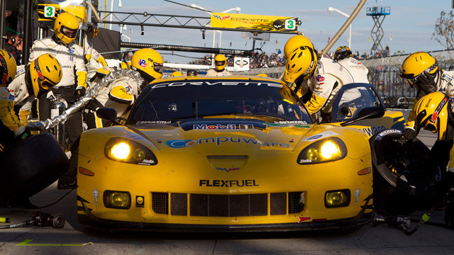 Corvette Racing, American Le Mans Series, Long Beach Grand Prix, Long Beach, California, April 14, 2012. 