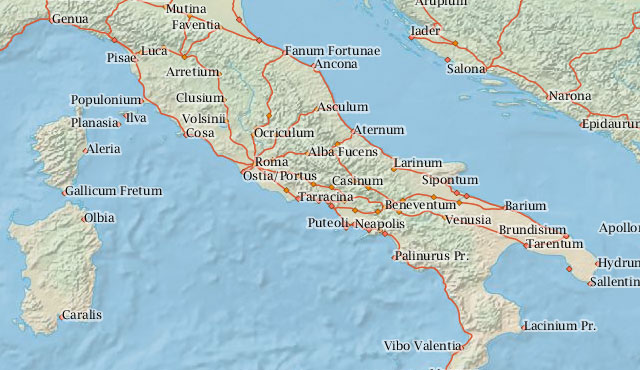 Roman Empire Cities Map Travel Across The Roman Empire In Real Time With Orbis | Ars Technica