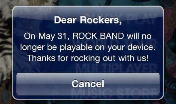 Um, you're welcome for rocking out with you, I guess, but can I please keep playing my game?