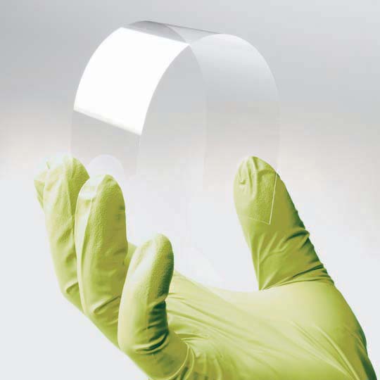 Extremely Thin Glass - Very flexible glass that is thinner than a