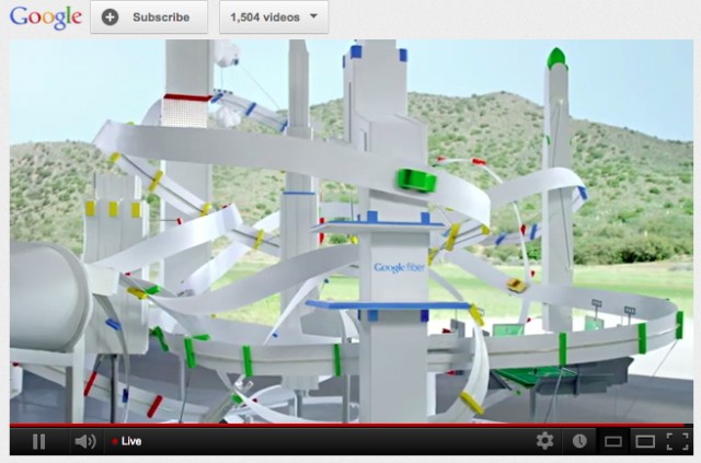 Google opened its announcement of Google Fiber in Kansas City with this animation.
