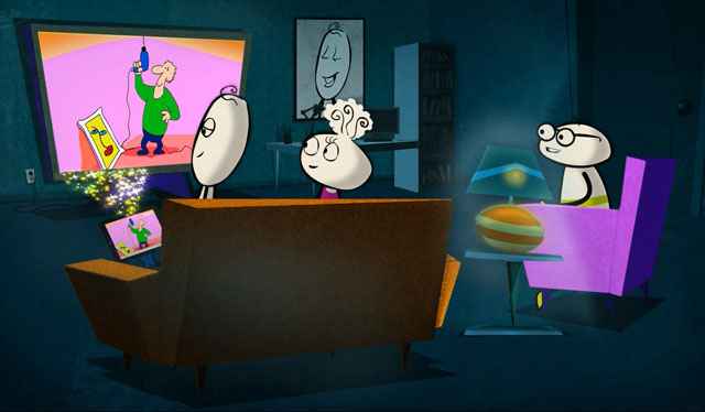 This cartoon family has discovered the joys of vendor-neutral video streaming.