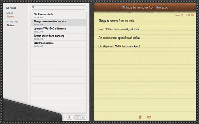 Notes in its full-screen mode.