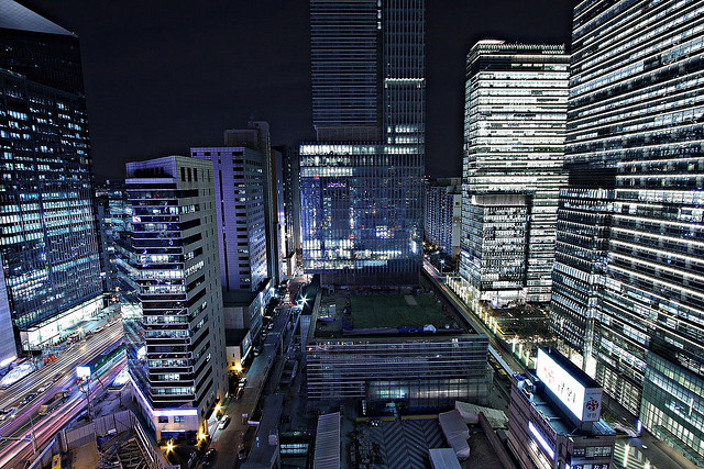 The Samsung Complex in Gangnam, Seoul Korea.