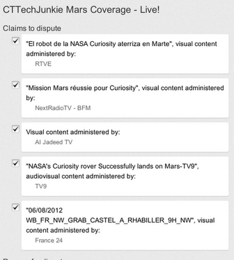 Five different media organizations "claimed" Seidman's video.