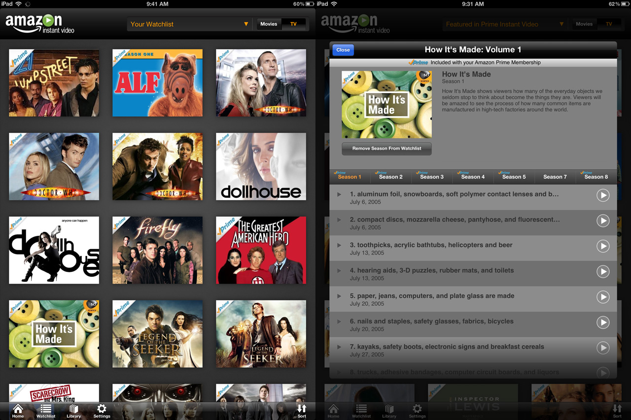 How to watch amazon prime video store on ipad