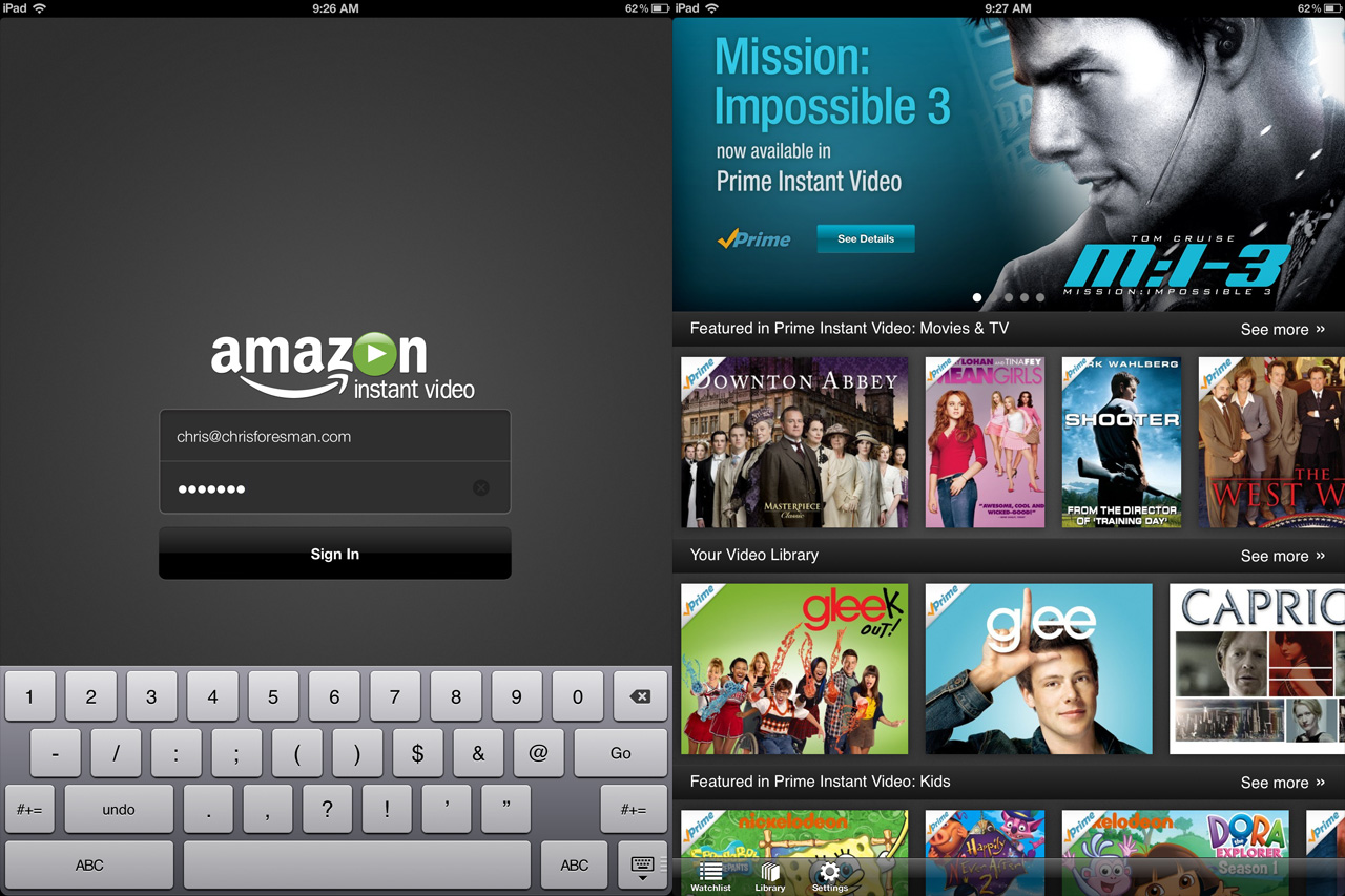 amazon instant video app