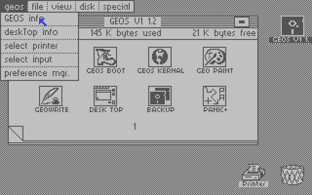 Look at this madness! A full GUI environment for the Commodore called GEOS.