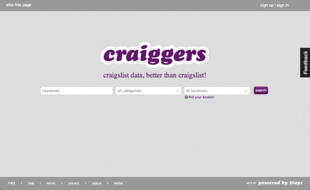 Sites like Craiggers will cease to exist should Craigslist get its way.