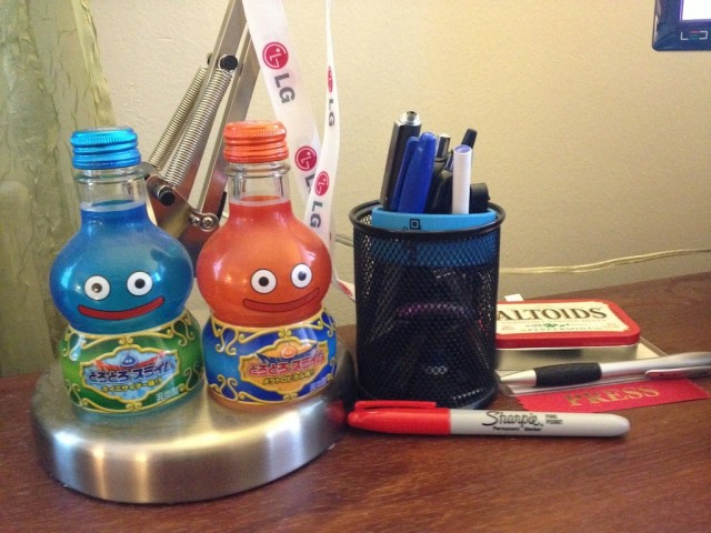 A picture of some of the junk on my desk taken with the iPhone 4S.
