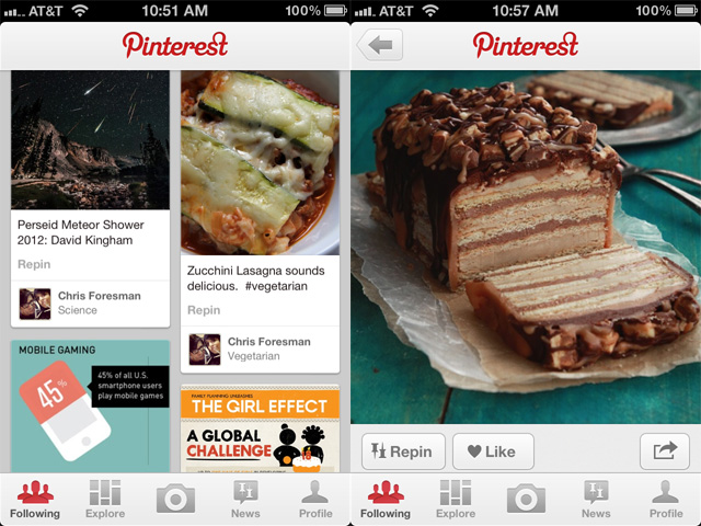 Hands On Major Pinterest App Update For Iphone Ipad Android Ars Technica