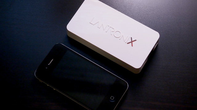 The xPrintServer is small and unassuming—smaller than two iPhones stacked together.