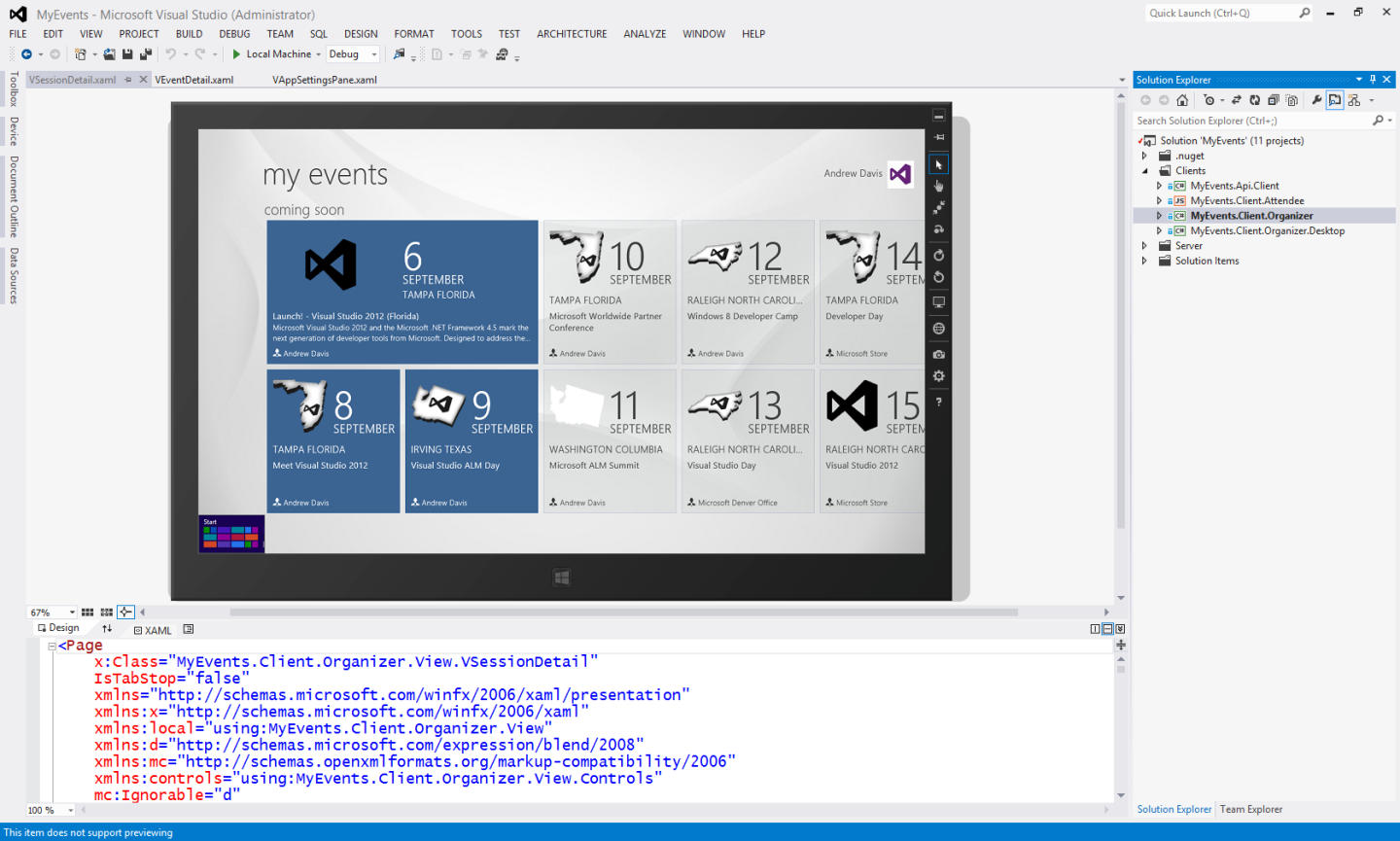 Visual Studio 2012: Free desktop development tool out today, first ...