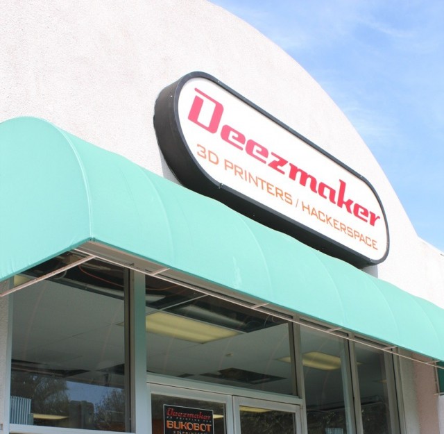 The Deezmaker store is in prime SoCal geek territory, near CalTech, JPL, and Pasadena City College.
