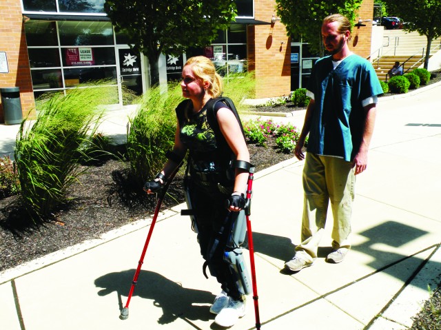 The ReWalk exoskeleton in action