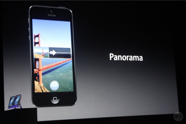 Apple SVP Phil Schiller discussed the new Panorama feature in iOS 6 at a special media event.